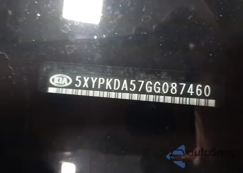 2016 Kia Sorento 3.3L Sx z USA, uszkodzony, nr VIN 5XYPKDA57GG087460